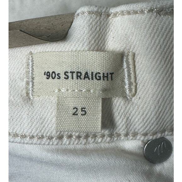NWT Madewell The '90s Straight Jean in Vintage Canvas Size 25 - Picture 10 of 14